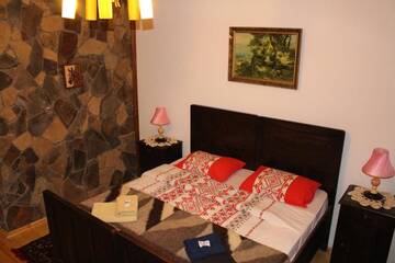 Фото номера Двухместный номер с 1 кроватью и террасой Отель Chalet Vedmezhe г. Поляна 10
