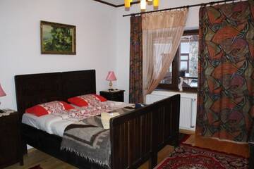 Фото номера Двухместный номер с 1 кроватью и террасой Отель Chalet Vedmezhe г. Поляна 9