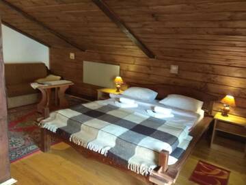 Фото номера Люкс с видом на горы Отель Chalet Vedmezhe г. Поляна 9