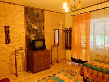Фото номера Двухместный номер с 2 отдельными кроватями Отель Chalet Vedmezhe г. Поляна 3